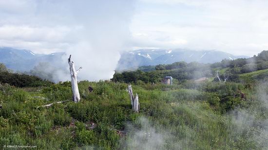 The first geothermal power plant in the USSR, Kamchatka, Russia photo 12