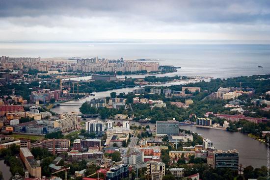 Saint Petersburg view from the TV tower photo 12