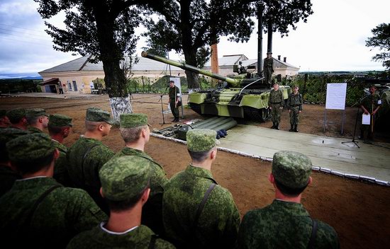 Military exercises, surmounting water obstacles, Russia photo 2