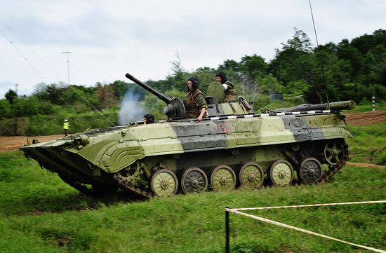 Military exercises, surmounting water obstacles, Russia photo 20