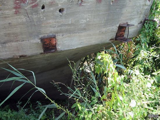 Abandoned concrete ship, Astrakhan region, Russia photo 14