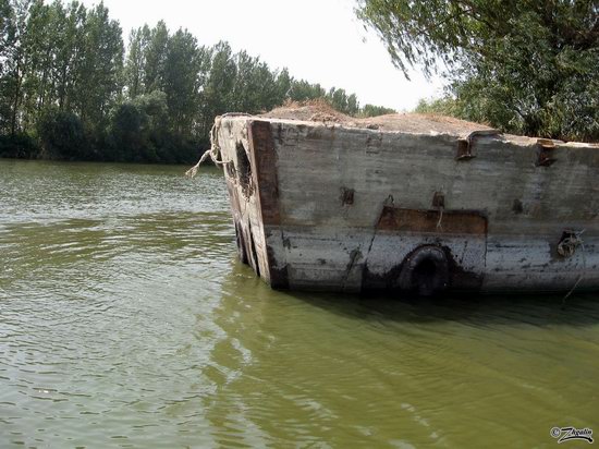 Abandoned concrete ship, Astrakhan region, Russia photo 3