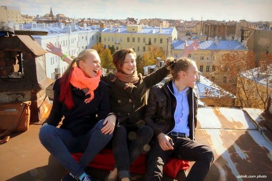 Downtown roofs, Saint Petersburg, Russia