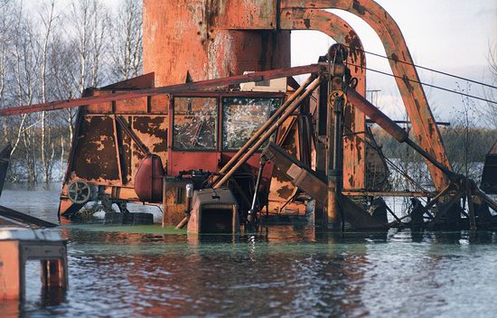 Abandoned peat extraction site near Moscow, Russia photo 15