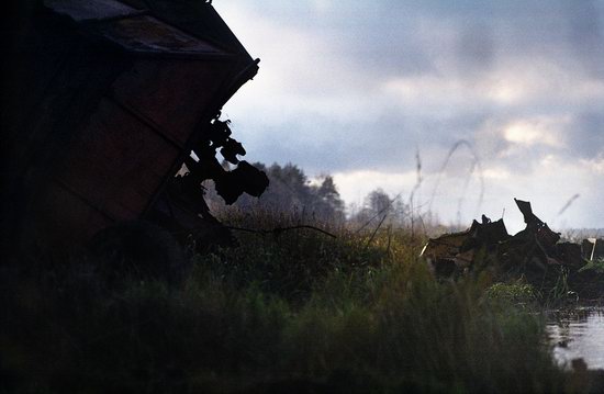 Abandoned peat extraction site near Moscow, Russia photo 17