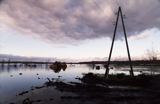 Abandoned peat extraction site near Moscow, Russia photo 19