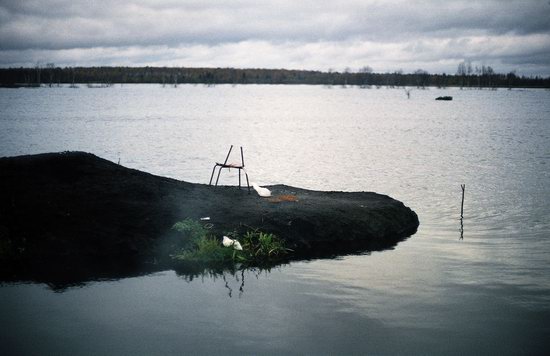 Abandoned peat extraction site near Moscow, Russia photo 2