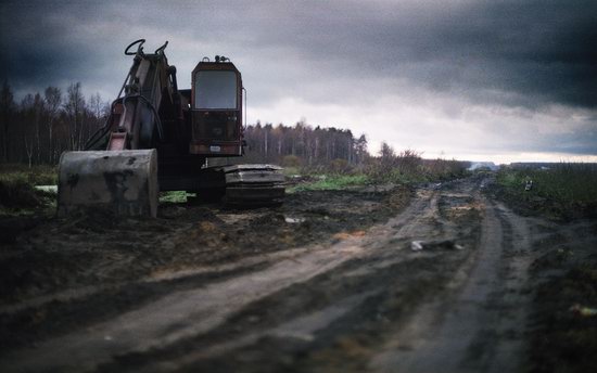 Abandoned peat extraction site near Moscow, Russia photo 5