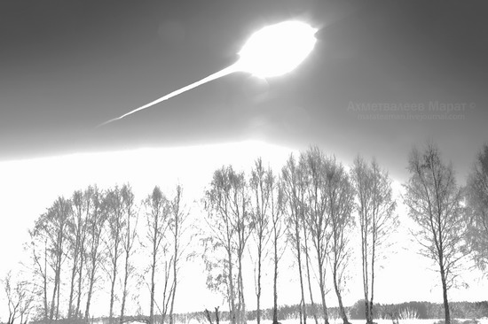 Chelyabinsk meteorite explosion, Russia photo 4