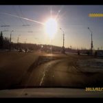 Powerful meteorite explosion in the sky over Chelyabinsk