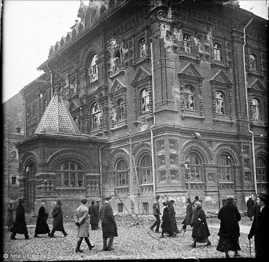 Moscow destroyed by the Bolsheviks, autumn 1917, photo 4