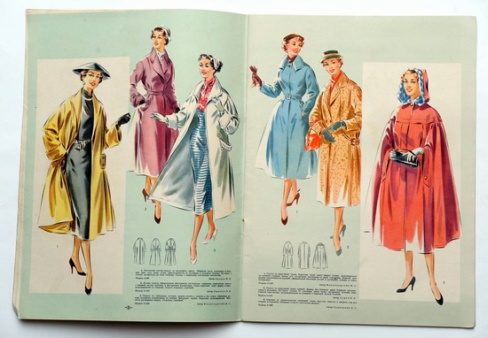 Women's fashion in the USSR in 1957 picture 5