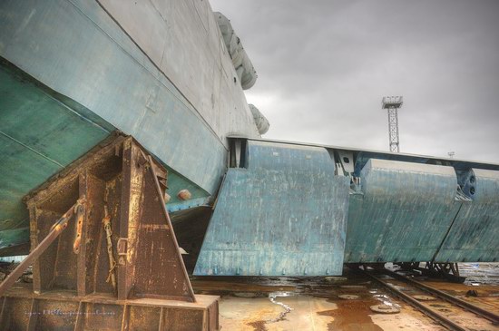 Soviet missile ekranoplan Lun aircraft, Russia photo 11