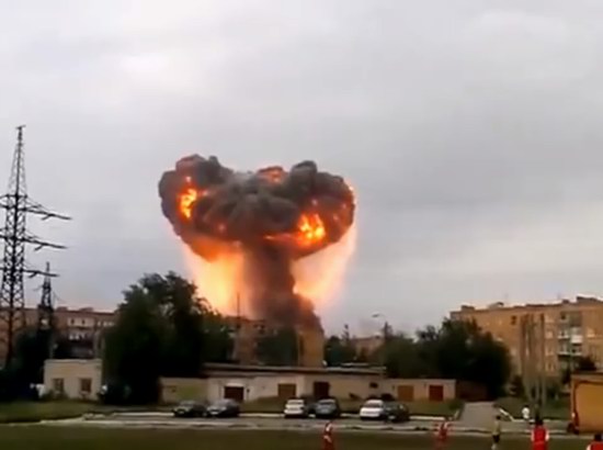 Explosions at military training ground in Samara region, Russia