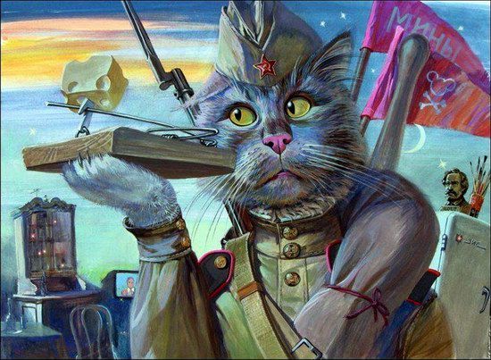 "Epical Cats" of Painter Alexander Zavaly picture 1