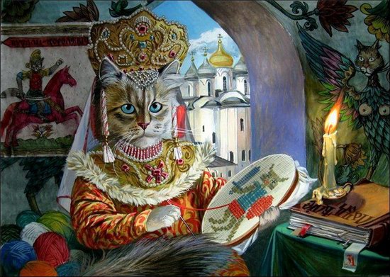 "Epical Cats" of Painter Alexander Zavaly picture 3