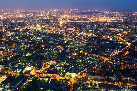 Moscow from Ostankino TV tower top, Russia photo 1