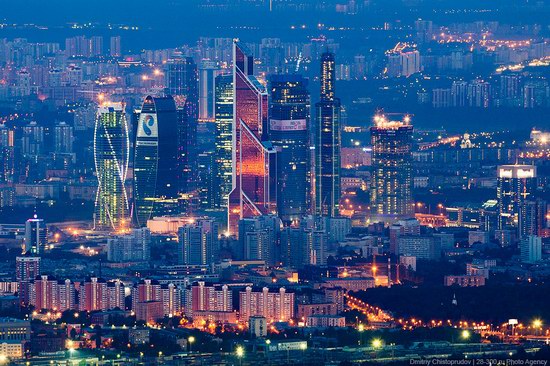 Moscow from Ostankino TV tower top, Russia photo 10