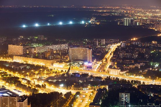 Moscow from Ostankino TV tower top, Russia photo 13