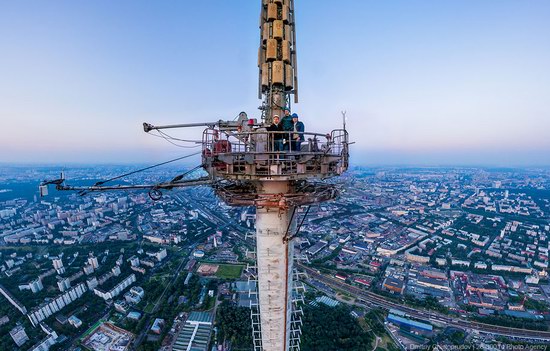 Moscow from Ostankino TV tower top, Russia photo 17