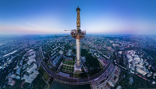 Moscow from Ostankino TV tower top, Russia photo 18