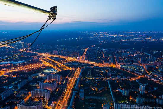 Moscow from Ostankino TV tower top, Russia photo 8