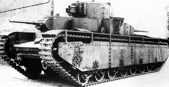 Five-turret Soviet tank, photo 1