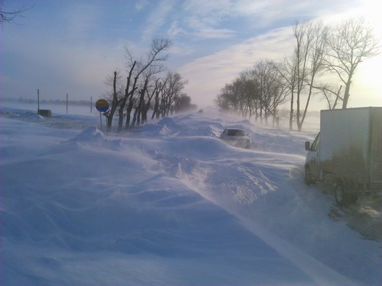 Snow apocalypse in Rostov region, Russia, photo 1