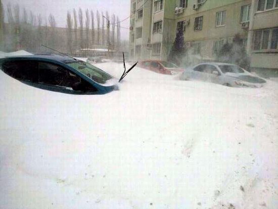 Snow apocalypse in Rostov region, Russia, photo 12