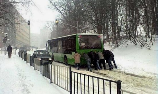 Snow apocalypse in Rostov region, Russia, photo 4