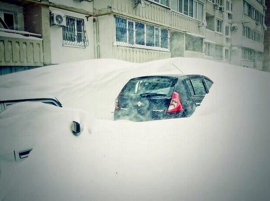 Snow apocalypse in Rostov region, Russia, photo 5