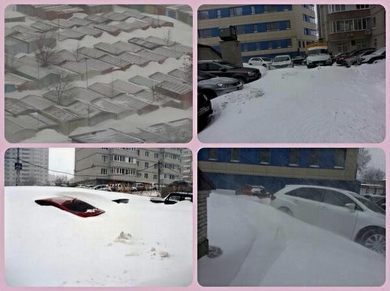 Snow apocalypse in Rostov region, Russia, photo 6