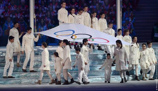 The closing ceremony of the Winter Olympics 2014 in Sochi, Russia, photo 16