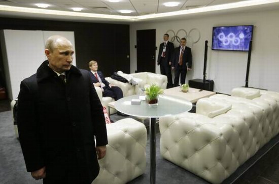 What happens when Putin is not watching the Games, photo 2