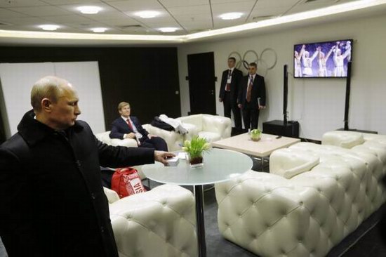 What happens when Putin is not watching the Games, photo 3