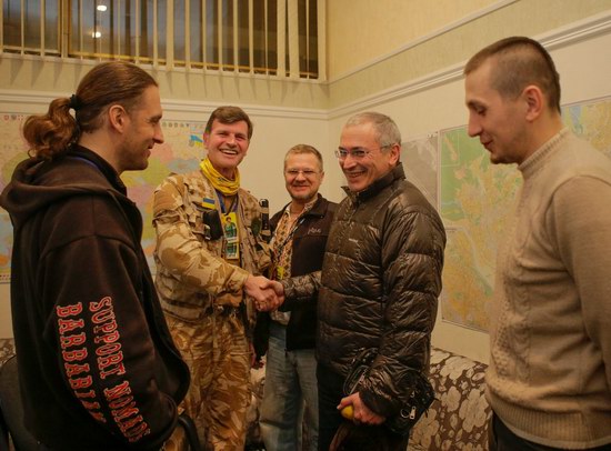 Mikhail Khodorkovsky on the Maidan, Kyiv, Ukraine, photo 2