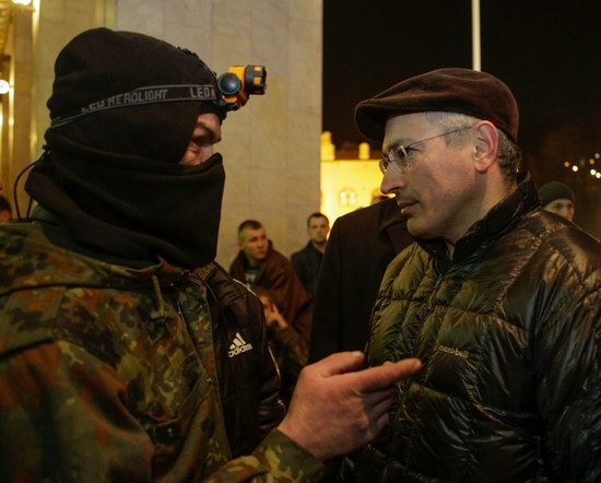 Mikhail Khodorkovsky on the Maidan, Kyiv, Ukraine, photo 4