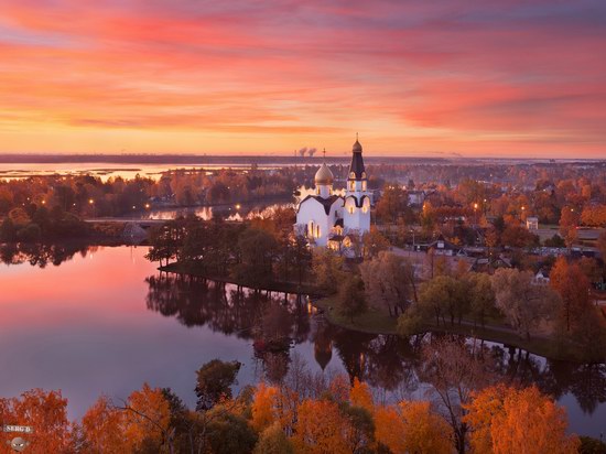 Peter and Paul Church in Sestroretsk, Russia