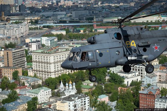 Flying over Moscow - Victory Day parade rehearsal, photo 12