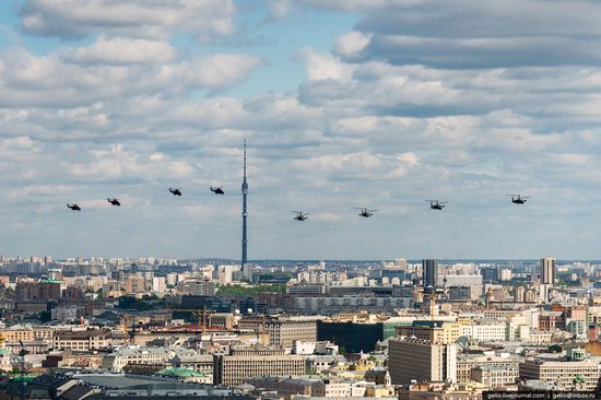 Flying over Moscow - Victory Day parade rehearsal, photo 15