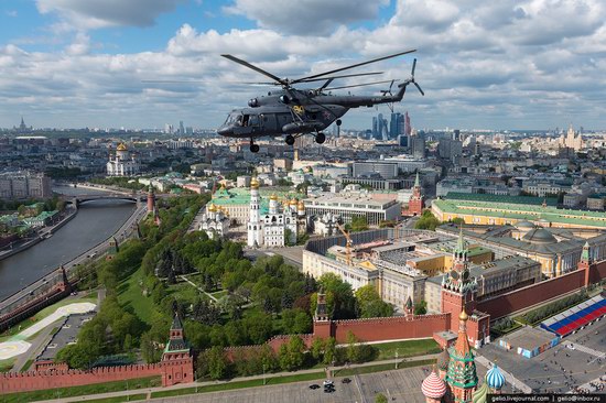 Flying over Moscow - Victory Day parade rehearsal, photo 2