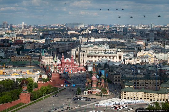 Flying over Moscow - Victory Day parade rehearsal, photo 3