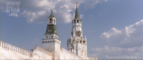 Moscow Kremlin in the early 19th century, Russia, picture 7