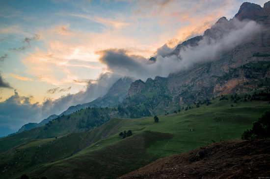 Majestic landscapes of the mountain Ingushetia, Russia, photo 18