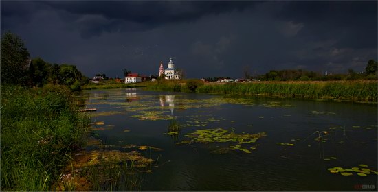 Suzdal - a thunderstorm is coming, Russia