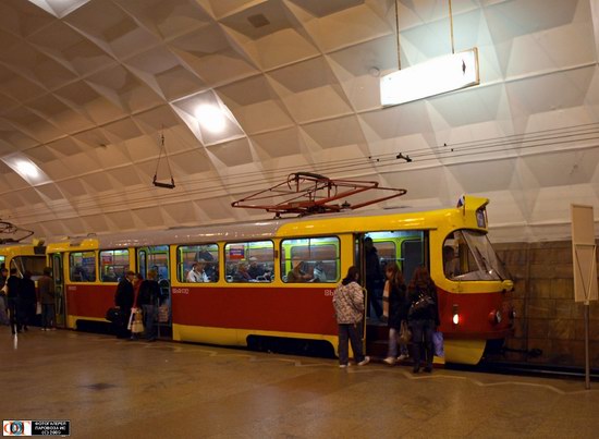 Volgograd speed underground tram, Russia