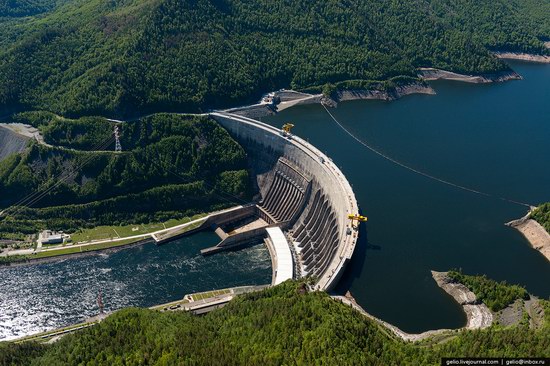 Sayano-Shushenskaya hydropower station, Russia, photo 2