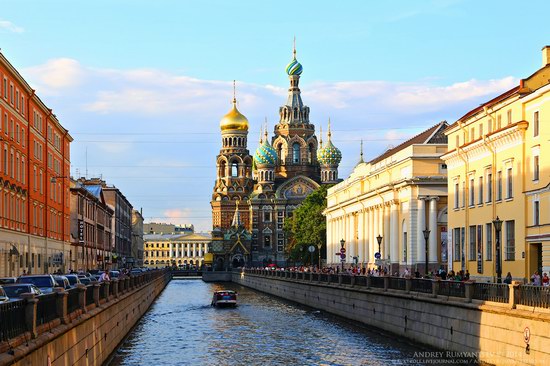 The Church of the Savior on Spilled Blood in St. Petersburg, Russia