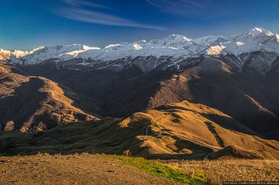 Mountainous Chechnya in late autumn, Russia, photo 1