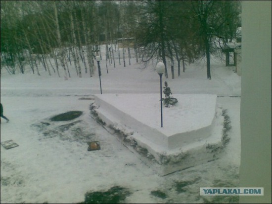 Square snowdrifts, the army of Russia, photo 12